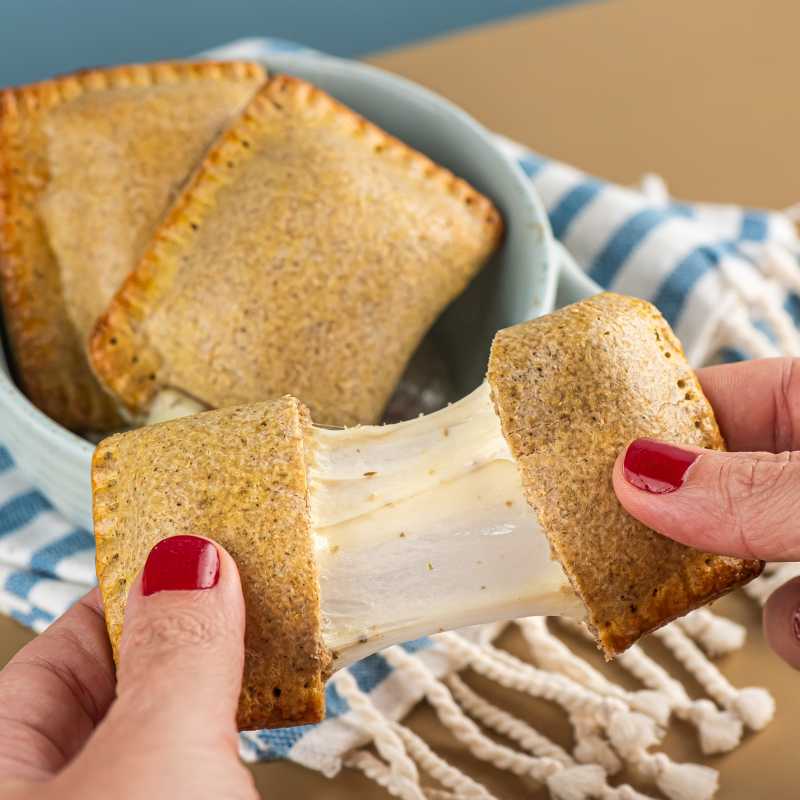 Pastel Farinha Aveia Queijo