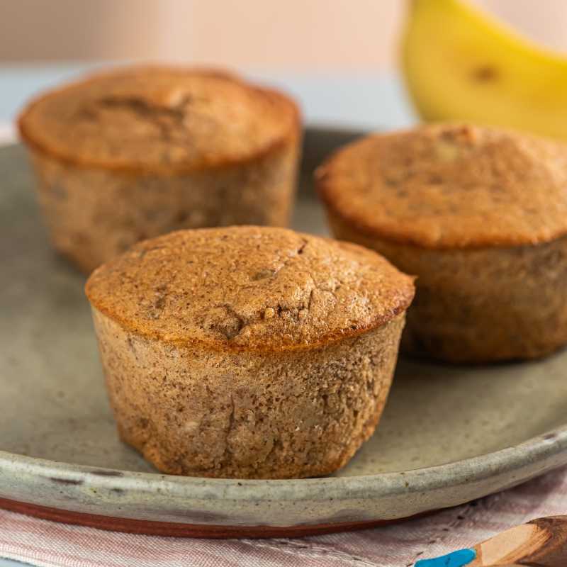 Muffin Banana Canela
